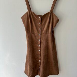 Forever 21 Contemporary Faux Suede Dress